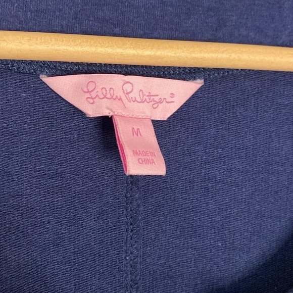 Lilly Pulitzer Navy Blue Tunic Dress - Medium - Picture 2 of 8